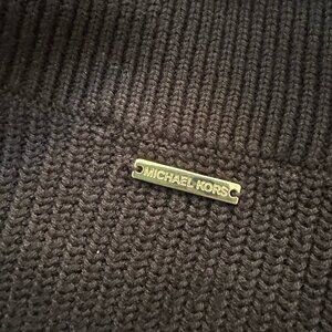 Michael Kors Black Sleeveless Turtleneck